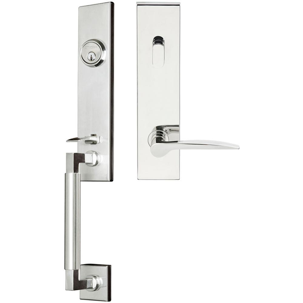 INOX - NY Handleset Tubular Toronto Entry 2-3/4''  32 RH - Polished Stainless Steel