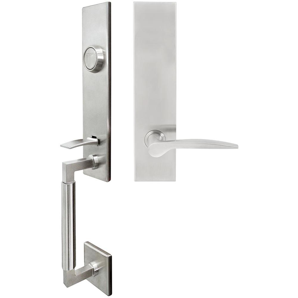 INOX - NY Handleset Tubular Toronto Full Dummy 32D RH - Satin Stainless Steel