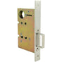 INOX - 8010 Pocket Lock Passage, FH31 Trim, 38 - Aged Brass
