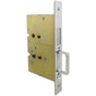 INOX - 8115 Pocket Lock Passage, FH29 Trim, 38 - Aged Brass