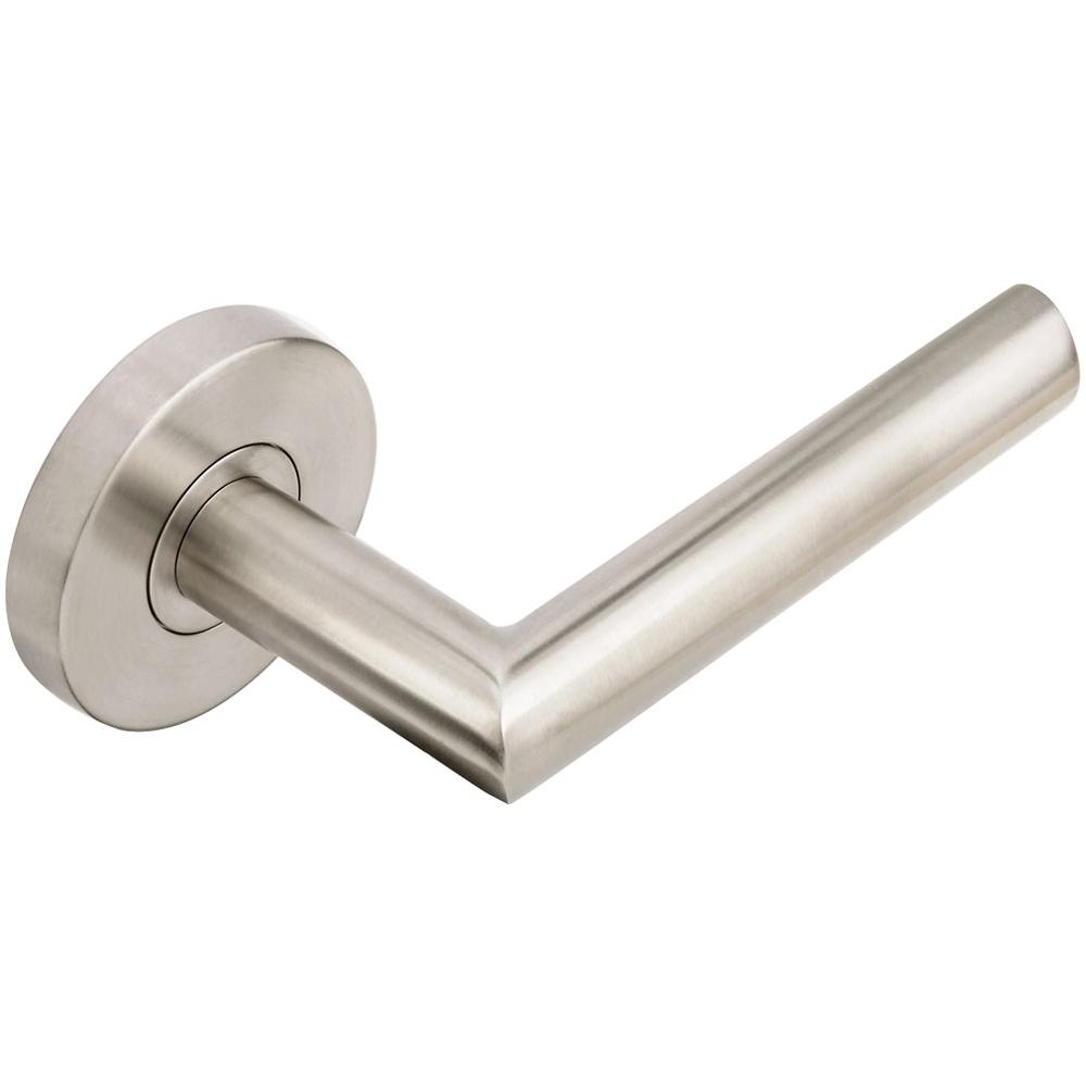 INOX - RA 107 Stockholm, TL4 Passage Set, 2-3/4''  BS, 32D - Satin Stainless Steel