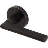 INOX - RA 243 Sunrise, TL4 Privacy Set, 2-3/4''  BS, 10B - Oil Rubbed Bronze