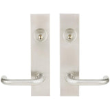 INOX - SF 102 Munich,TL4 Entry,Double Cyl 2-3/4'' BS,32D - Satin Stainless Steel