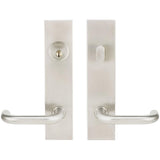 INOX - SF 102 Munich,TL4 Entry,Single Cyl 2-3/8'' BS,32D,RH - Satin Stainless Steel