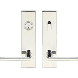 INOX - SF 105 Frankfurt,TL4 Entry,Single Cyl 2-3/4'' BS,32,LH - Polished Stainless Steel