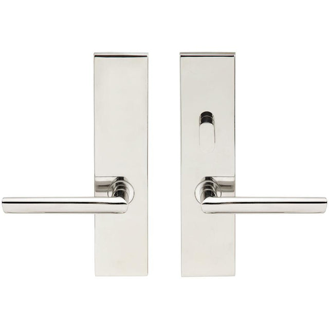 INOX - SF 107 Stockholm, TL4 w/Privacy Bolt, 2-3/8''  BS,32,LH - Polished Stainless Steel