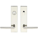 INOX - SF 107 Stockholm,TL4 Entry,Single Cyl 2-3/8'' BS,32,LH - Polished Stainless Steel