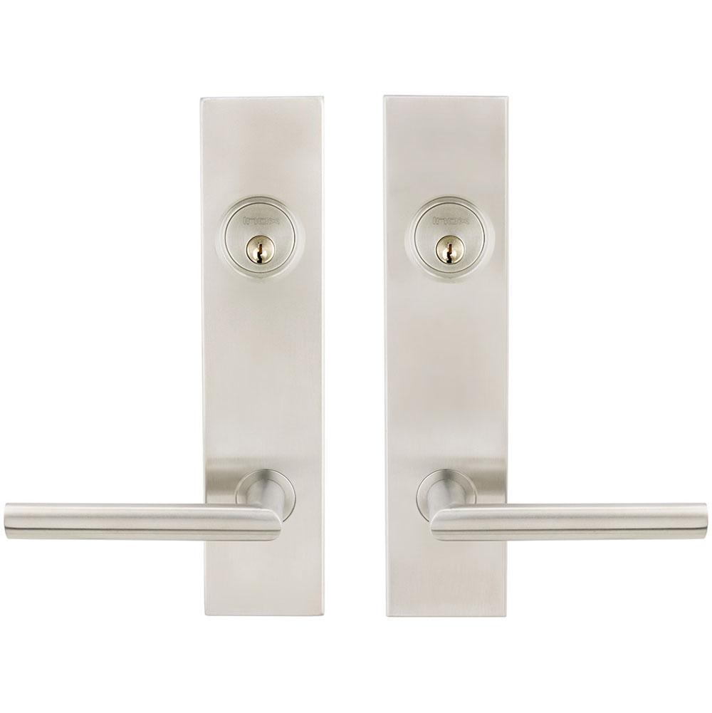INOX - SF 107 Stockholm,TL4 Entry,Double Cyl 2-3/8'' BS,32D - Satin Stainless Steel