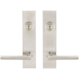 INOX - SF 107 Stockholm,TL4 Entry,Double Cyl 2-3/4'' BS,32D - Satin Stainless Steel