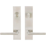 INOX - SF 107 Stockholm,TL4 Entry,Single Cyl 2-3/4'' BS,32D,RH - Satin Stainless Steel