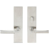 INOX - SF 221 Aurora, TL4 w/Privacy Bolt, 2-3/8''  BS,32D,LH - Satin Stainless Steel