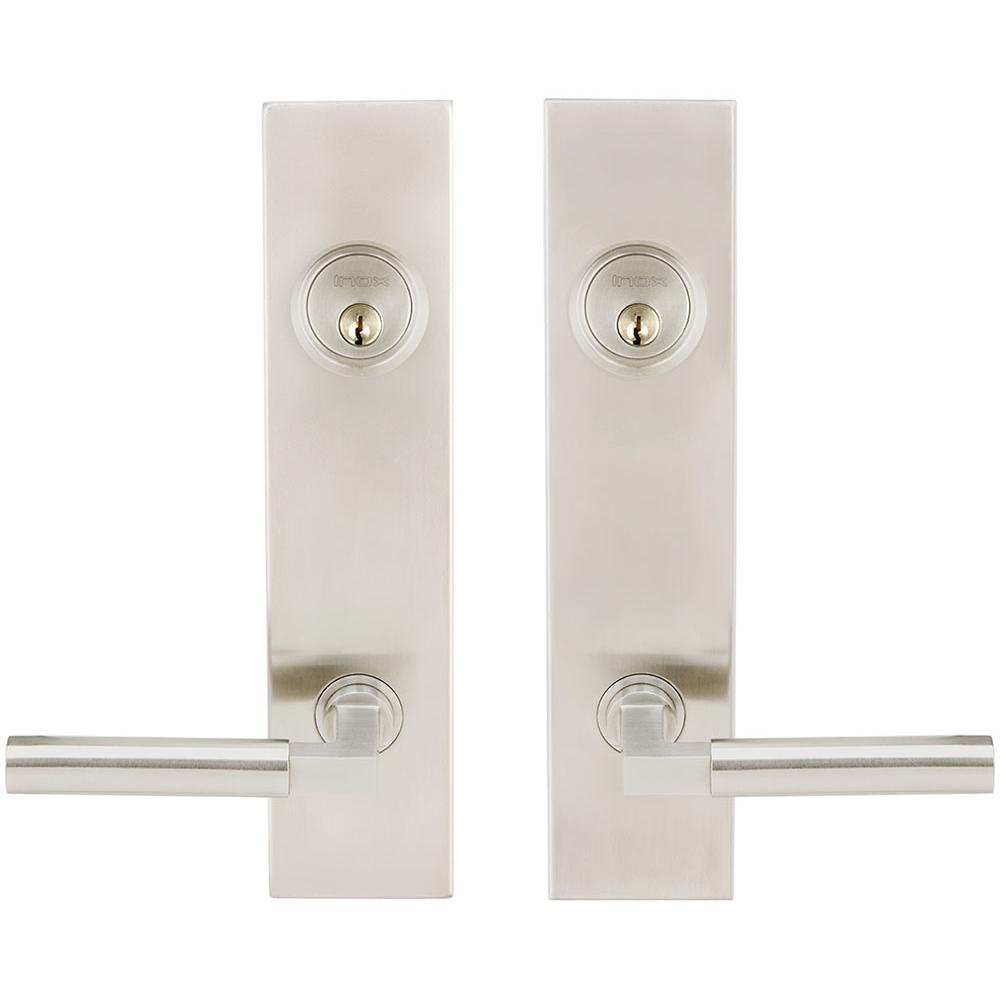 INOX - SF 221 Aurora,TL4 Entry,Double Cyl 2-3/8'' BS,32D - Satin Stainless Steel