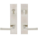 INOX - SF 221 Aurora,TL4 Entry,Single Cyl 2-3/4'' BS,32D,LH - Satin Stainless Steel