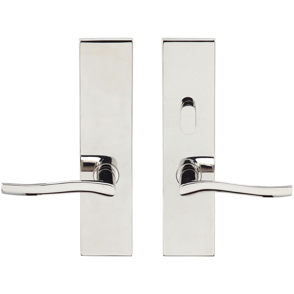 INOX - SF 225 Waterfall, TL4 w/Privacy Bolt, 2-3/8''  BS,32,LH - Polished Stainless Steel