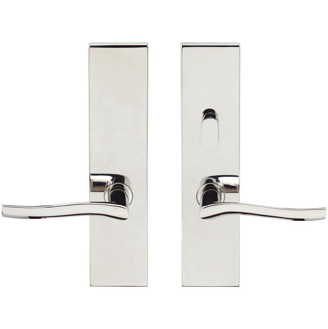 INOX - SF 225 Waterfall, TL4 w/Privacy Bolt, 2-3/8''  BS,32,RH - Polished Stainless Steel