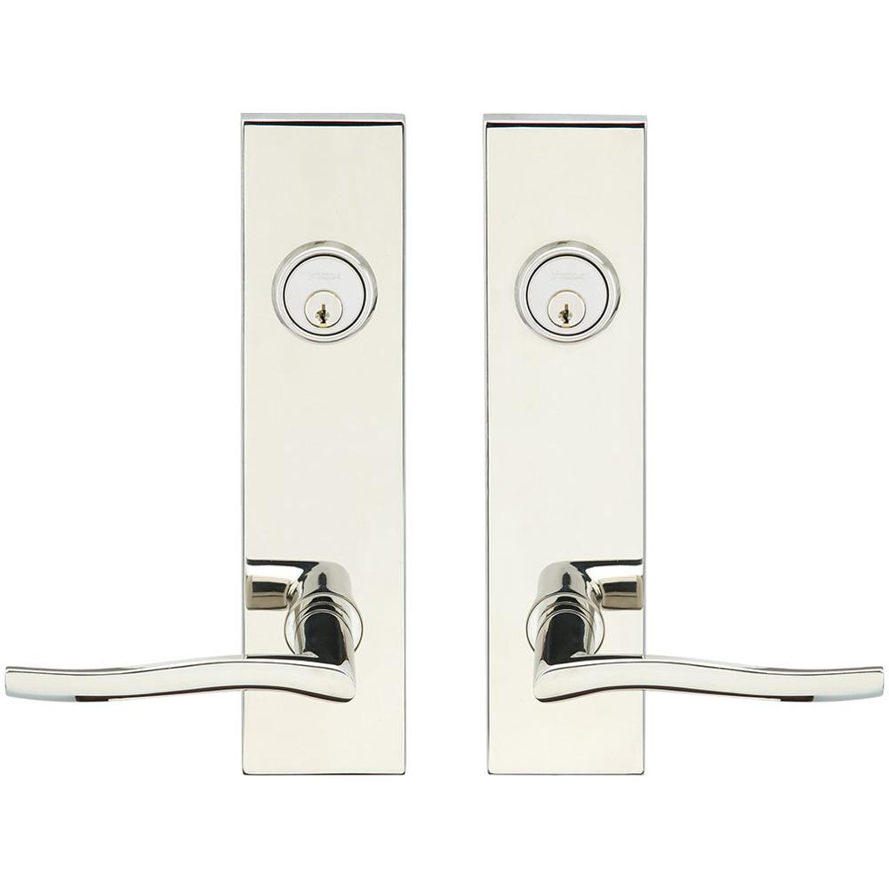 INOX - SF 225 Waterfall,TL4 Entry,Double Cyl 2-3/8'' BS,32 - Polished Stainless Steel