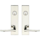 INOX - SF 225 Waterfall,TL4 Entry,Double Cyl 2-3/8'' BS,32 - Polished Stainless Steel