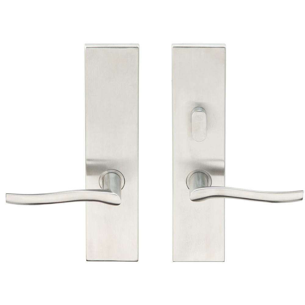 INOX - SF 225 Waterfall, TL4 w/Privacy Bolt, 2-3/4''  BS,32D,LH - Satin Stainless Steel