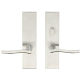 INOX - SF 225 Waterfall, TL4 w/Privacy Bolt, 2-3/8''  BS,32D,RH - Satin Stainless Steel