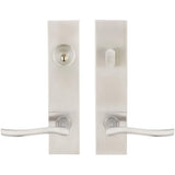 INOX - SF 225 Waterfall,TL4 Entry,Single Cyl 2-3/8'' BS,32D,RH - Satin Stainless Steel