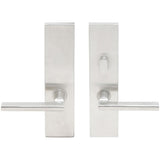 INOX - SF 243 Sunrise, TL4 w/Privacy Bolt, 2-3/8''  BS,32D,LH - Satin Stainless Steel
