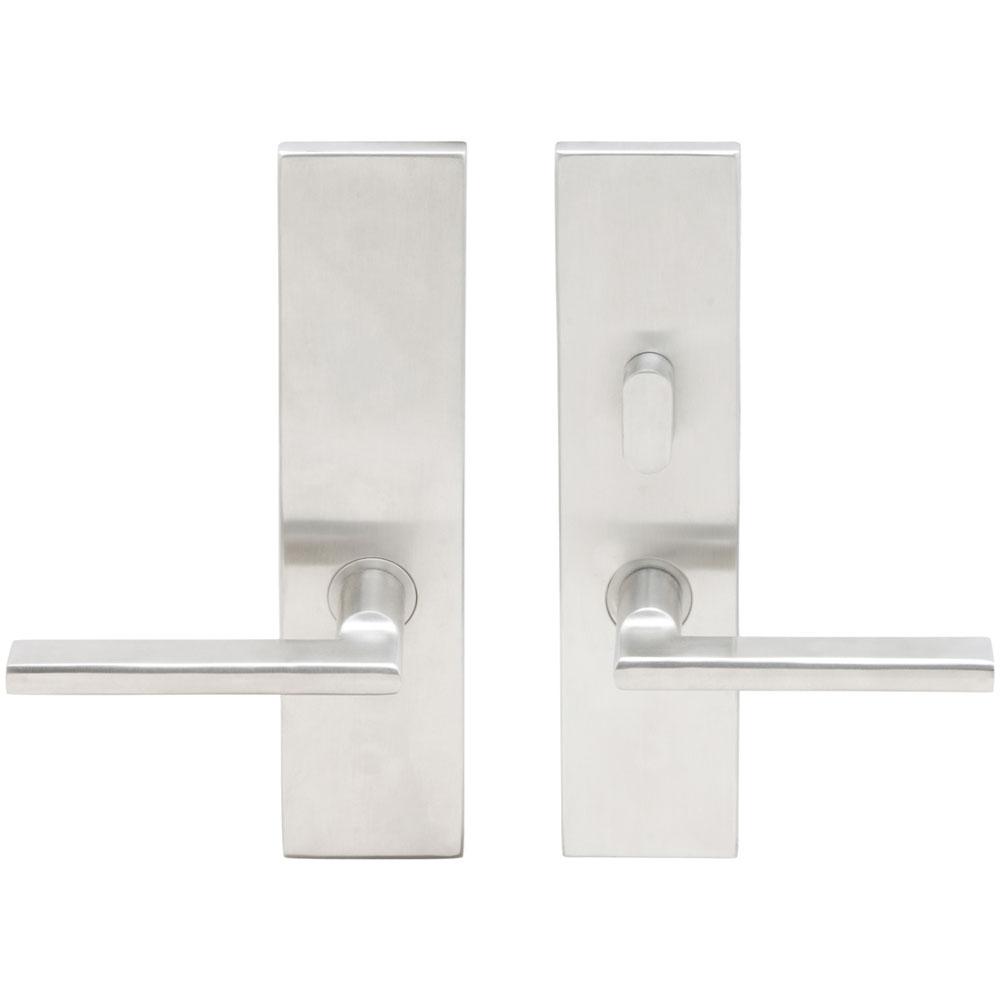 INOX - SF 243 Sunrise, TL4 w/Privacy Bolt, 2-3/4''  BS,32D,LH - Satin Stainless Steel