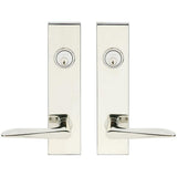 INOX - SF 344 Ecco,TL4 Entry,Double Cyl 2-3/4'' BS,32 - Polished Stainless Steel