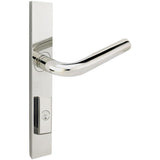 INOX - MU Multipoint 101 Cologne US Entry Lever High US32 RH - Polished Stainless Steel