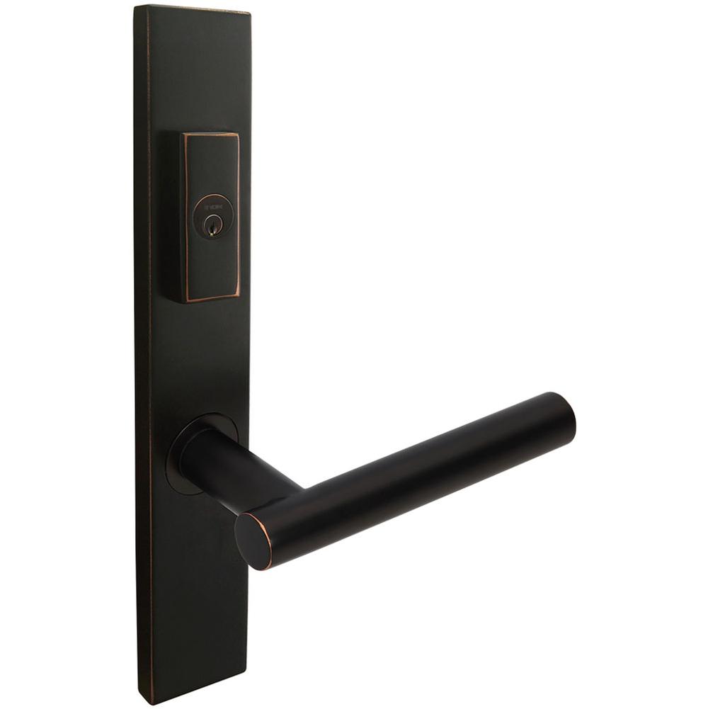 INOX - MU Multipoint 106 Copenhagen US Entry Lever Low US10B LH - Oil Rubbed Bronze