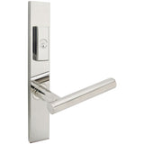 INOX - MU Multipoint 106 Copenhagen US Entry Lever Low US32 RH - Polished Stainless Steel