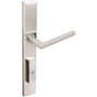 INOX - MU Multipoint 107 Stockholm US Entry Lever High US32 RH - Polished Stainless Steel