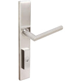 INOX - MU Multipoint 107 Stockholm US Entry Lever High US32D LH - Satin Stainless Steel