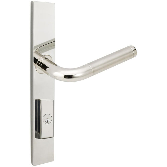 INOX - MU Multipoint 108 Vienna US Entry Lever High SP RH - Satin Stainless Steel