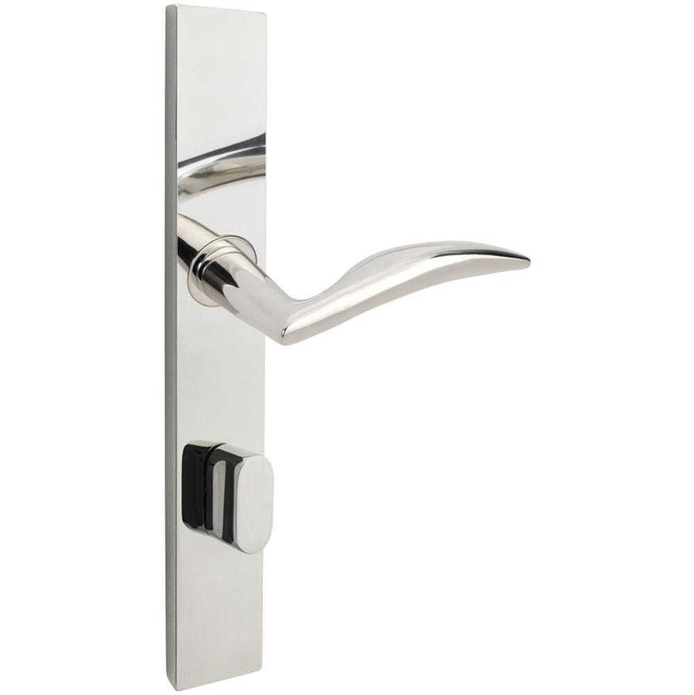 INOX - MU Multipoint 210 Air-stream US Entry Lever High US32 LH - Polished Stainless Steel