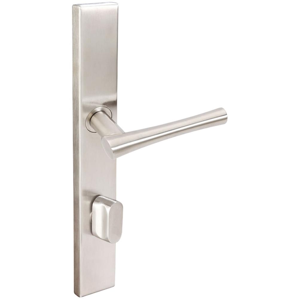 INOX - MU Multipoint 214 Champagne US Entry Lever High US32D RH - Satin Stainless Steel