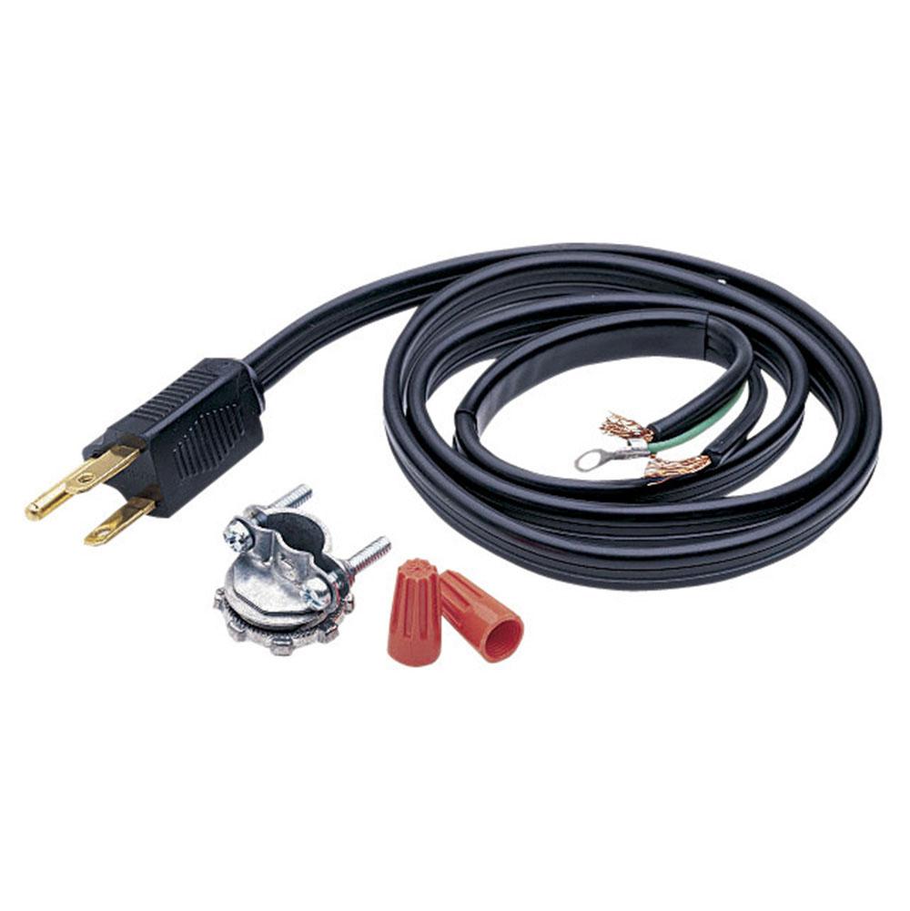 InSinkErator - Power Cord Accessory Kit - Model Number: CRD-00 - Black