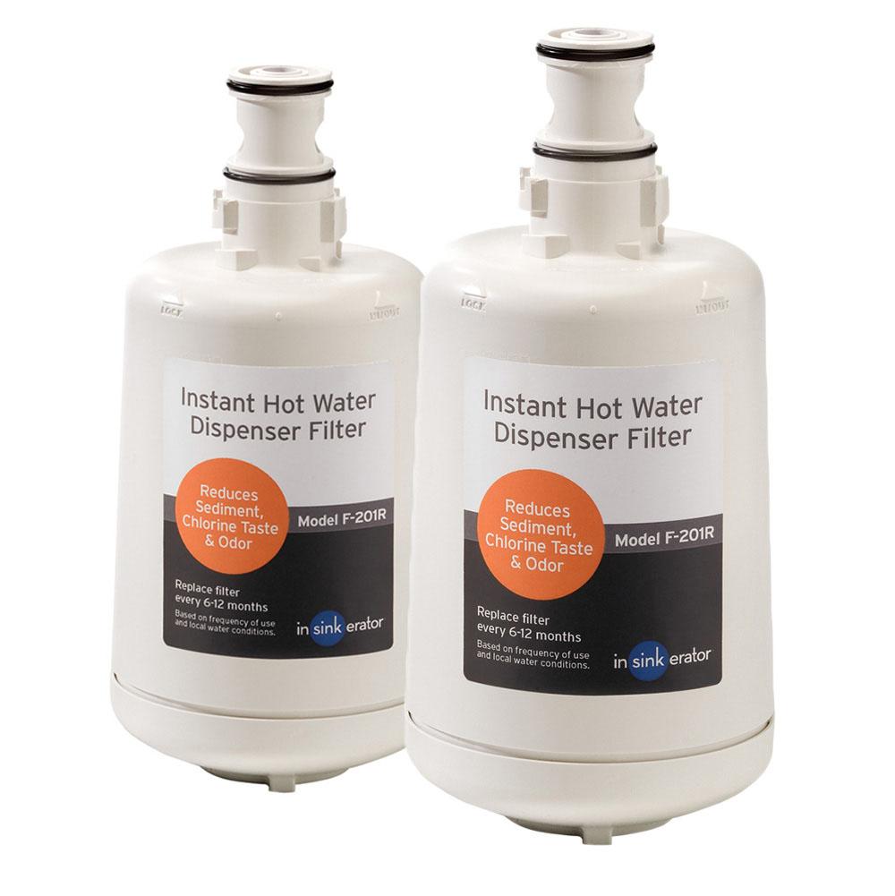 InSinkErator - Replacement Filter Cartridges (2-Pack) F-201R for Water Dispenser