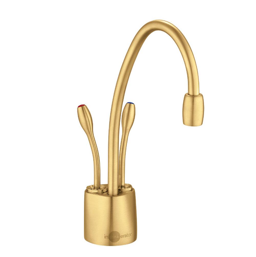 InSinkErator - Indulge Contemporary F-HC1100 Instant Hot/Cool Water Dispenser Faucet in Brushed Bronze - Brushed Bronze