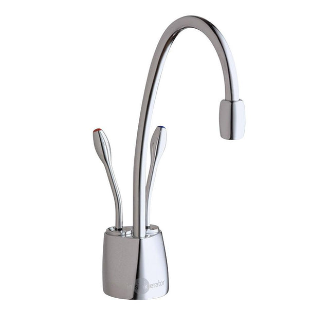 InSinkErator - Indulge Contemporary F-HC1100 Instant Hot/Cool Water Dispenser Faucet in Brushed Chrome - Brushed Chrome