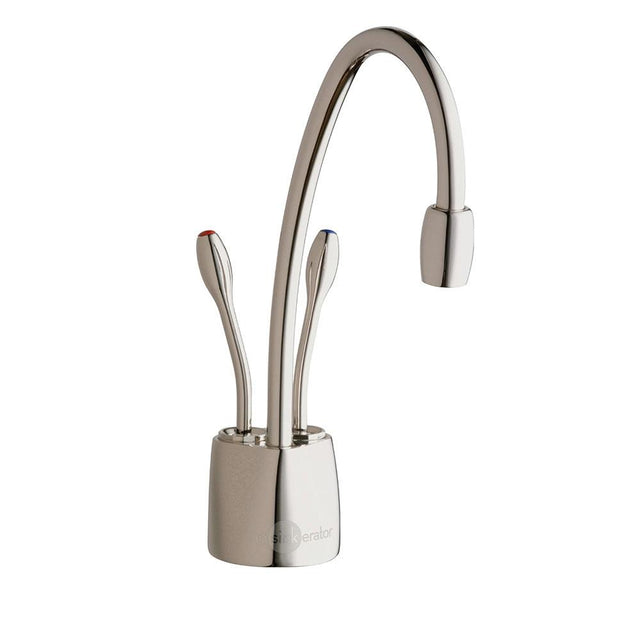 InSinkErator - Indulge Contemporary F-HC1100 Instant Hot/Cool Water Dispenser Faucet in Polished Nickel - Polished Nickel
