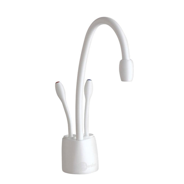 InSinkErator - Indulge Contemporary F-HC1100 Instant Hot/Cool Water Dispenser Faucet in White - White