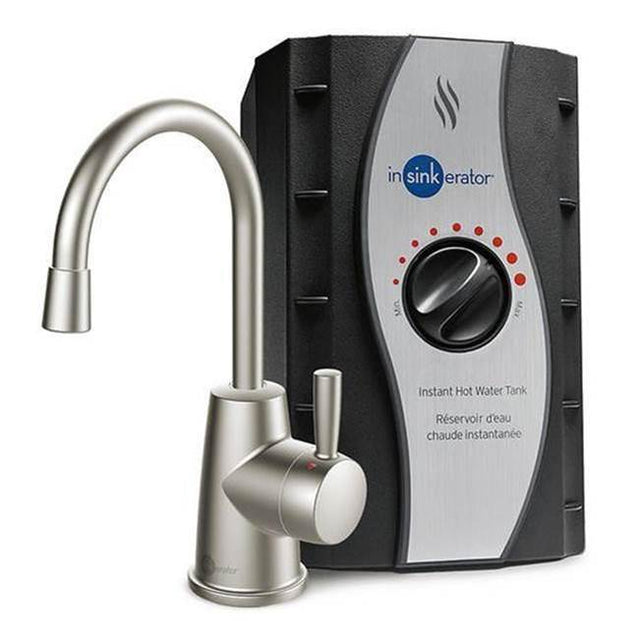 InSinkErator - HOT250 Instant Hot Water Dispenser System, Single-Handle Faucet with 2/3-Gallon Stainless Steel Tank