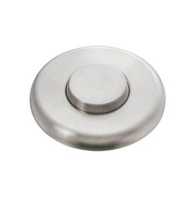 InSinkErator - STDP-SN Decorative Air-Activated Switch-Button - Pioneer - Satin Nickel