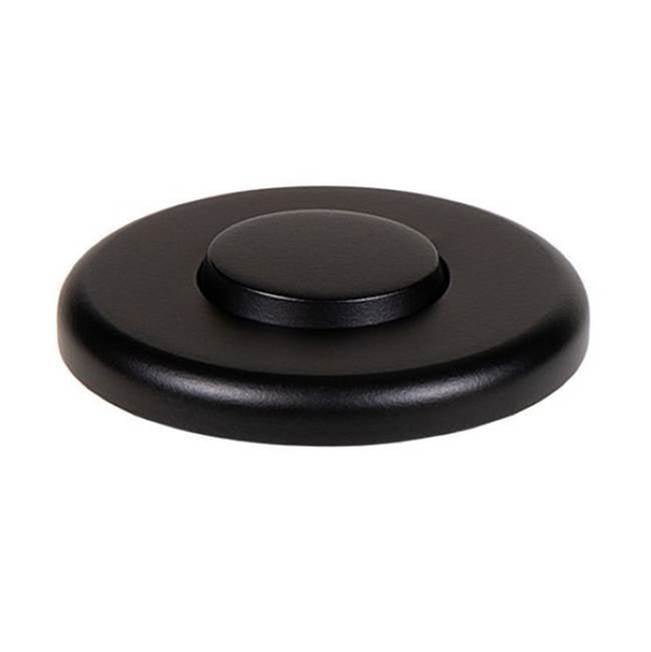 InSinkErator - STDP-MBLK Decorative Air-Activated Switch-Button - Pioneer - Matte Black