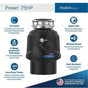 InSinkErator - Power .75HP Garbage Disposal