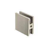 Isenberg By Flusso - Hole In Glass Center Mount Glass Clamp - Brushed Nickel PVD