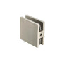 Isenberg By Flusso - Hole In Glass Center Mount Glass Clamp - Brushed Nickel PVD
