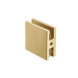 Isenberg By Flusso - Hole In Glass Center Mount Glass Clamp - Satin Brass PVD