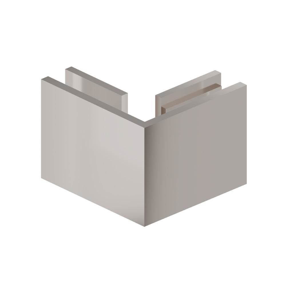 Isenberg By Flusso - 90 Degrees Glass to Glass Fixed Clamp - Polished Nickel PVD