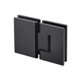 Isenberg By Flusso - 180 Degrees Glass To Glass Shower Door Hinge - Matte Black